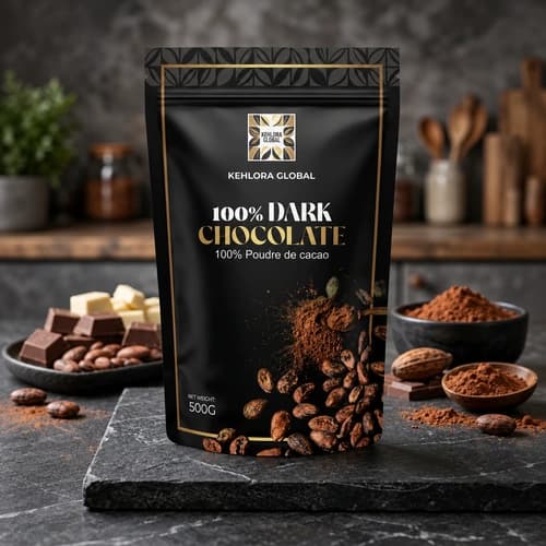 100% Dark Chocolate Natural Cocoa Powder for Baking and Beverages