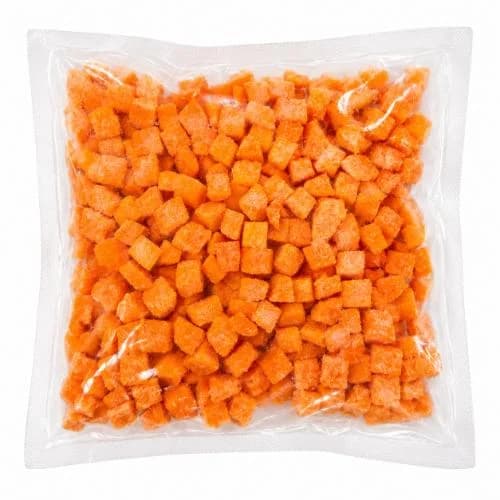 Frozen Diced Carrots with Uniform Cut for Food Manufacturing