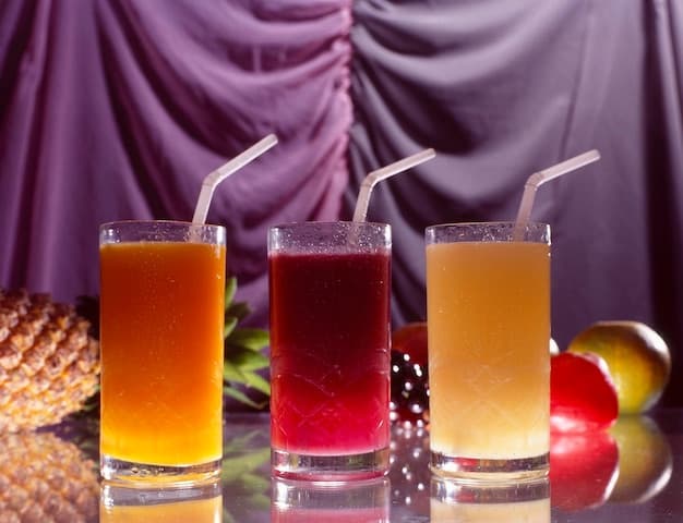 100% Fruit Juices (Orange, Apple, Pineapple, Grape, Pomegranate, Tropical Blends)