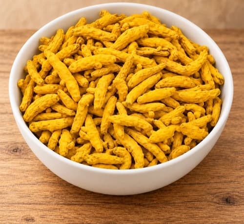 Premium Whole Turmeric Fingers for Commercial Food Processing and Extraction