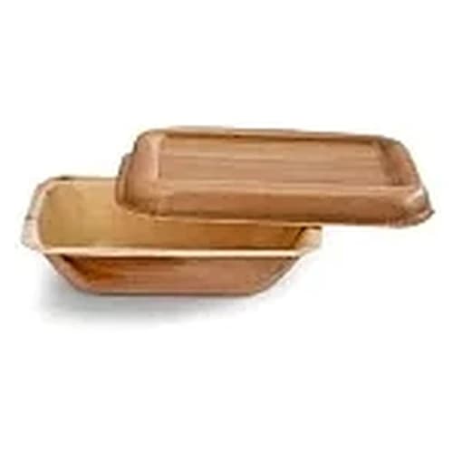 Rectangular Areca Palm Leaf Food Tray for Catering and Takeaway
