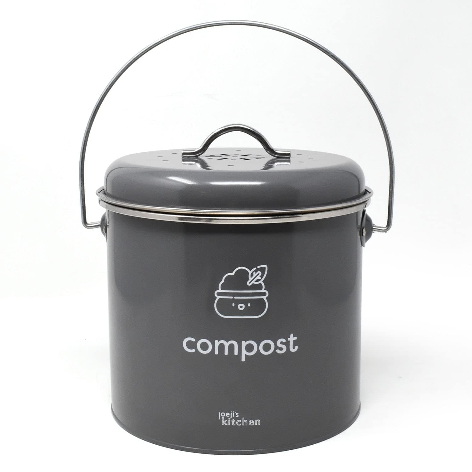 Plastic-Free Compost Bins with Carbon Filters