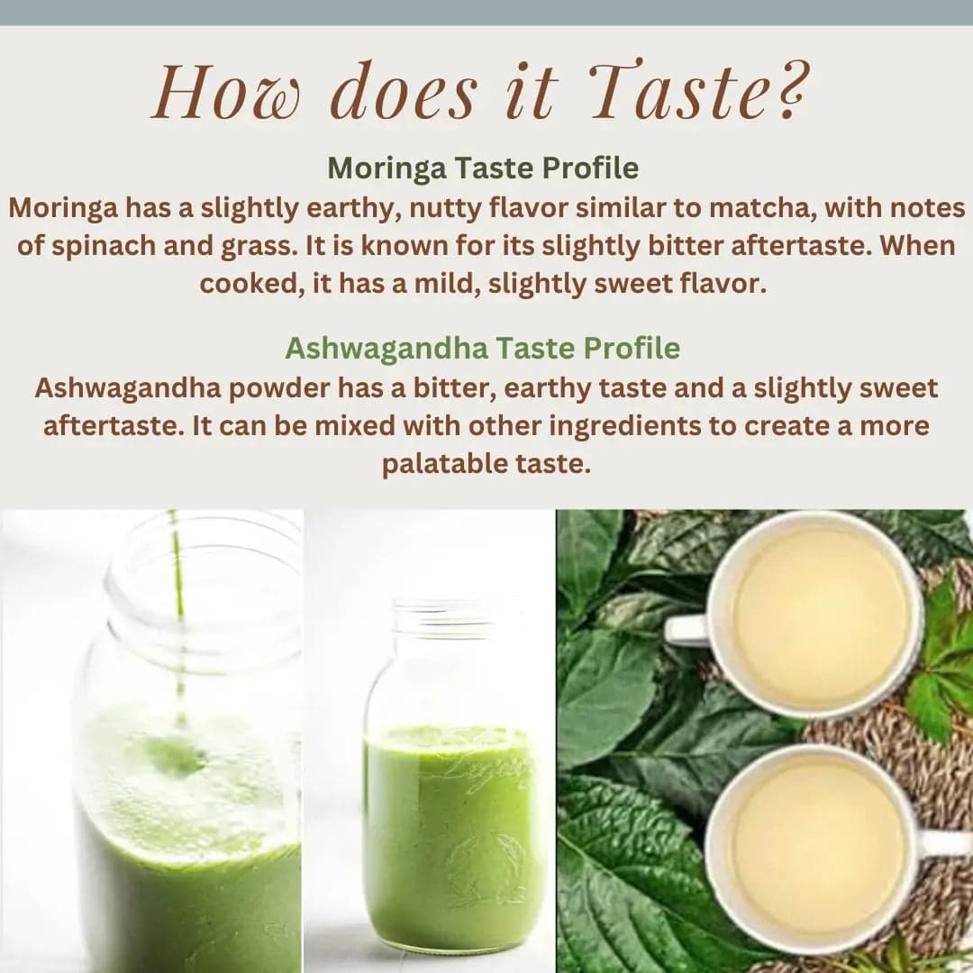 Moringa, Ashwagandha, Echinacea Blends