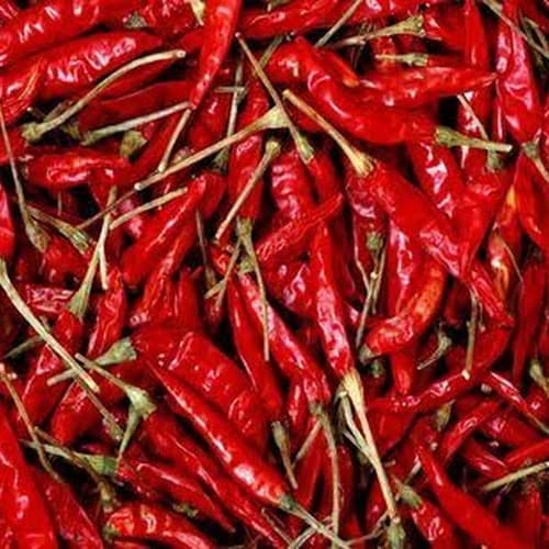 Premium Whole Dried Red Chilies with Stems for Food Processing