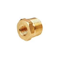 Solid Brass Hex Reducer Bushing for High-Pressure Plumbing and Industrial Piping