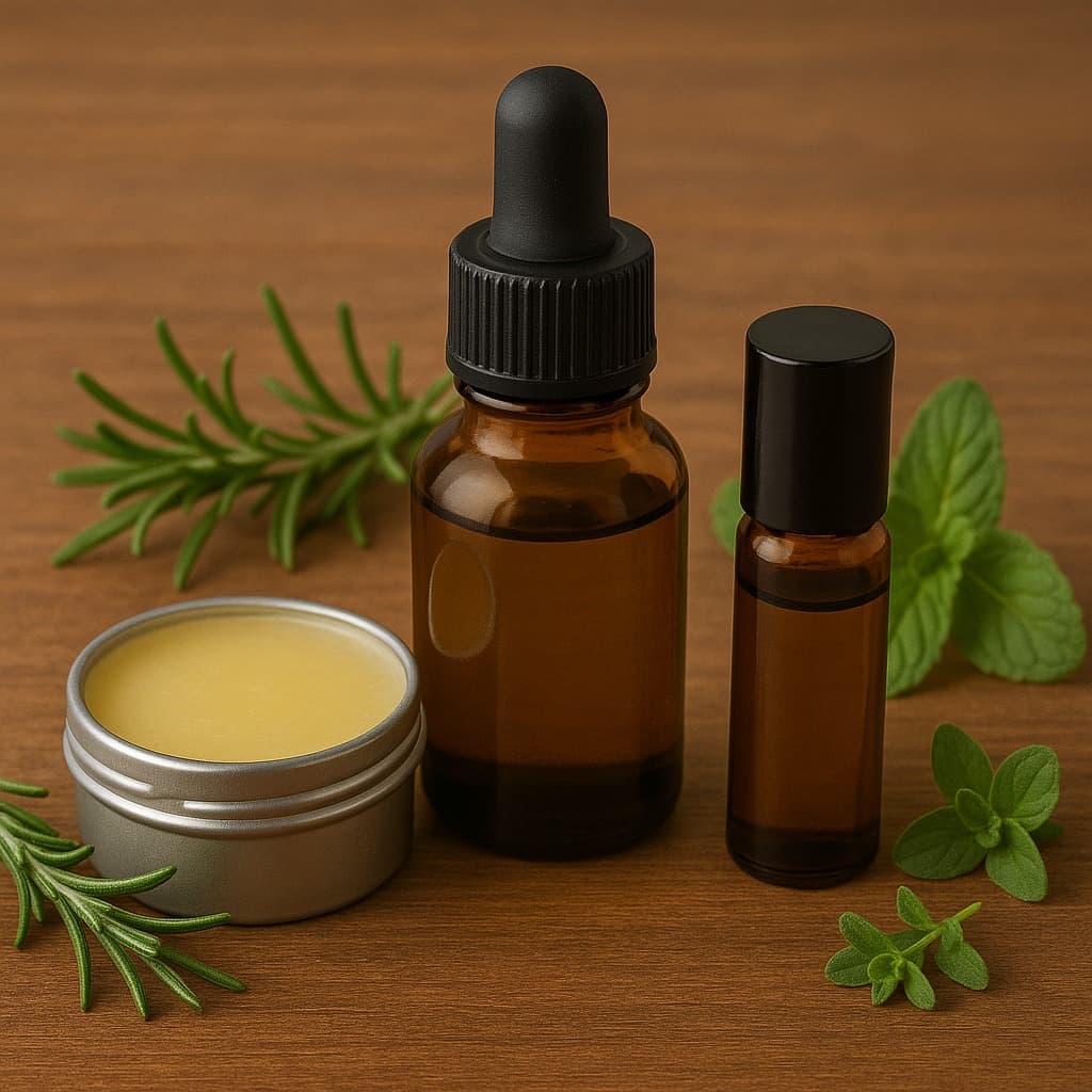 Pain Relief Oils, Balms & Gels