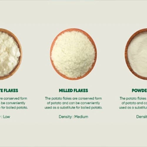 Dehydrated Potato Flakes and Powder Series for Wholesale Food Processing