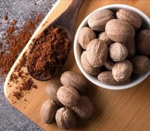 Whole Nutmeg Kernels and Fine Ground Spice for Commercial Food Processing